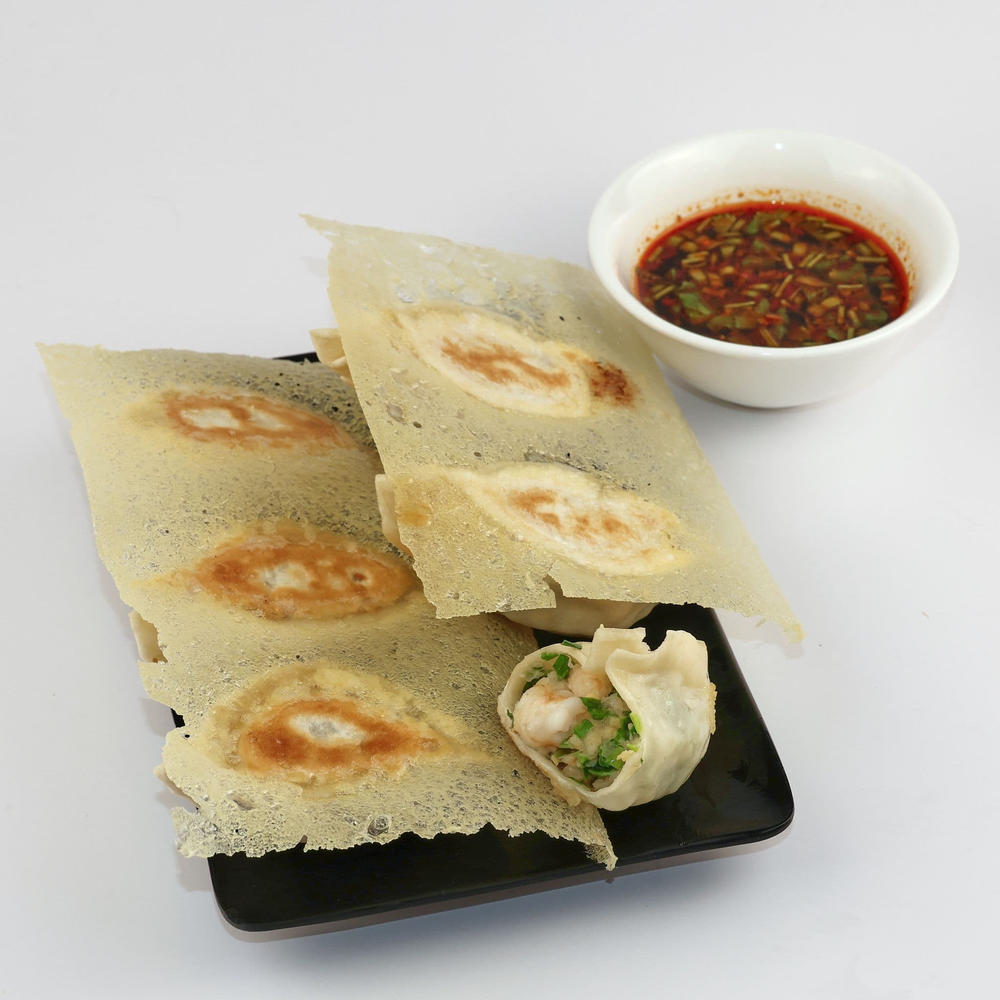 Crispy Pan-fried Shrimp Dumplings